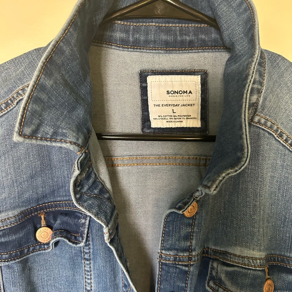 Sonoma XL jean jacket used twice